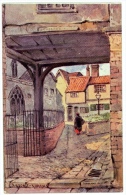 Tombland Abbey, Norwich, U.K. - Art Signed Parsons Norman - Norwich