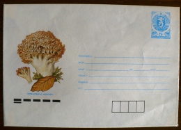 BULGARIE CHAMPIGNONS, CHAMPIGNON, MUSHROOM, Setas. 1 Entier Postal Emis En 1990. Neuf - Funghi