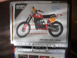 Aprilia RC 250 Regolarità Enduro 1978  Depliant Originale Genuine Factory Brochure Prospekt - Motorräder