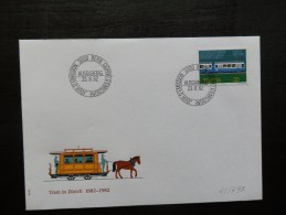 45/792     FDC   SUISSE - Tramways