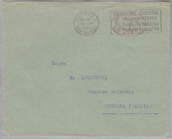 CH Firmenfreistempel 1940-09-18 Genève1 "P20P #831" Auf Brief - Frankiermaschinen (FraMA)