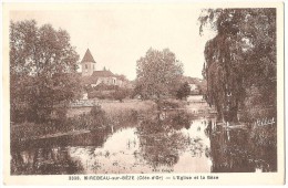 Dépt 21 - MIREBEAU-SUR-BÈZE - L'Église Et La Bèze - Mirebeau