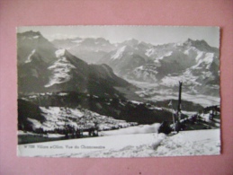 CPSM SUISSE -  N°7338 VILLARS S/OLLON  VUE DU CHAMOSSAIRE  - ECRITE EN 1961 - Villars-les-Moines