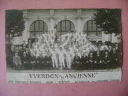 CARTE PHOTO  SUISSE - YVERDON  - ANCIENNE - FETE CANTONALE VAUDOISE NYON 1920 - St. Anton