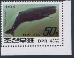 KOREA NORTH 1991, Whale 1v** - Whales