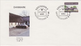 ARCHITECTURE ARCHITEKTUR OLD DANISH PUB TAVERN TAVERNE TABERNA  - DENMARK  DANMARK DÄNEMARK 1984 FDC MI 810 - Hostelería - Horesca