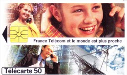 Télécarte Le Monde Est Plus Proche - 50 Units