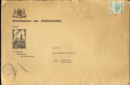 Omslag Enveloppe Stad Oudenaarde - 1972 - Enveloppes