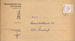 Omslag Enveloppe Gemeente - 8570 - Anzegem - 1976 - Covers