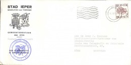 Omslag Enveloppe Stad IEPER - 1973 - Briefe