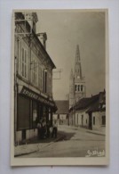 Cpsm - VENETTE - La Rue De CORBEAULIEU  Et L'église - épicerie Tabac - Venette