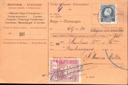 Ontvangkaart - BOV Verzekering Leuven - 4 Sept 1923 - Other & Unclassified