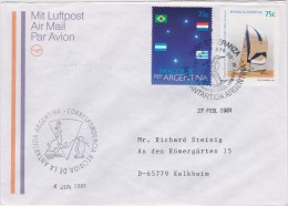 ANTARCTICA ANTARCTIQUE ANTARKTIS ANTARTIDA ARGENTINA 2001  BASE ESPERANZA  POSTMARK - Forschungsstationen