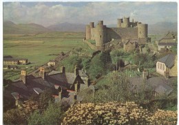 UK, Harlech Castle, Gwynedd 1975 Used Postcard [14216] - Caernarvonshire