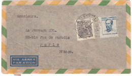 BRESIL - BRASIL - AVION - VIA AEREA - POSTE AERIENNE - ENVELOPPE - - Lettres & Documents