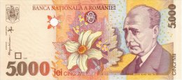 Romania 5000 Lei 1998 Pick 107 UNC - Romania