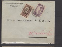 Sénégal - N° 126 Et Pa N° 1 Obli/sur Lettre Pour Kaolack - 1939 - Lettres & Documents