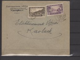 Sénégal - N° 121 Et 126 Obli/sur Lettre  Pour Kaolack- 1938 - Cartas & Documentos