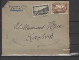 Sénégal - N° 119 Et 127 Obli/sur Lettre  Pour Kaolack - Cachet Amblant -  1938 - Cartas & Documentos