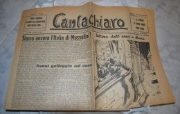 1945 - "CANTACHIARO" SETTIMANALE DI SATIRA POLITICA - Italiaans (vanaf 1941)