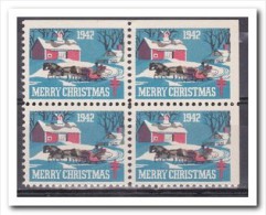 Christmas Seals 1942, Postfris MNH, Right & Above Imperf. - Ohne Zuordnung