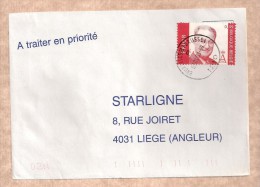 BELGIE BELGIQUE 3132 Sur Lettre / Op Brief MVTM - 1993-2013 Rey Alberto II (MVTM)