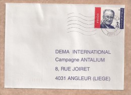 BELGIE BELGIQUE 3134 Sur Lettre / Op Brief MVTM - 1993-2013 Rey Alberto II (MVTM)