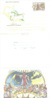 Italia 1992 Aerogramme - New - Christopher Columbos - Fourth Journey Route - Discovery Of America - Postal Stationery - Christophe Colomb