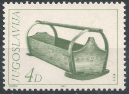 Yugoslavia 1984 - 19th Cent. Cradles - 4 D  - MNH - Scott #1691 - Unused Stamps
