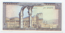 Billet De Banque, Banknote, Biglietto Di Banca, Bankbiljet, Banque Du Liban, Lebanon, 10 Dix Livres, NEUF - Liban