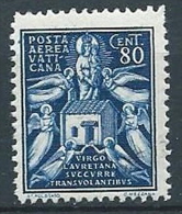 1938 VATICANO POSTA AEREA SOGGETTI VARI 80 CENT MNH ** - VN2 - Luchtpost