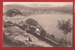 POC-05 San Sebastian, Vista Desde Igueldo. ANIME. Circulé En 1926. Edit. Galarza, Sans Seb. - Guipúzcoa (San Sebastián)
