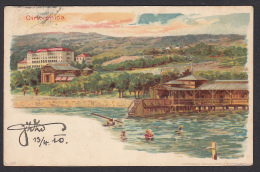 CROATIA  - Crikvenica, Year 1910 - Kupaliste, Baths, Litho - Croacia