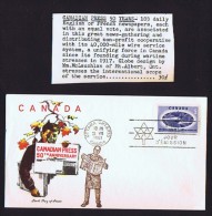 1967  Canadian Press  Sc 473  Jackson Embellished By Overseas Mailers  WITH INSERT! - 1961-1970