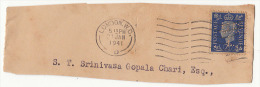 Perfin On Piece, Perfins Great Britain Used 1941. - Perforés