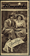 "Filmpost" "Hundstage" Mit Maria Holst , Olly Holzmann  -  Filmprogramm Nr. 127 Von Ca. 1947 - Autres & Non Classés