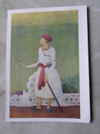 Painting  -INDIA Type Flower & Sword By Pirandzhoy BANNERDZHI    -Mogul Empire  Ca 1960 -    121554 - Asie