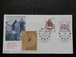 45/818    FDC  VATICAN  COPERNICUS - Explorateurs