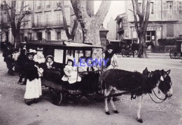 CPSM 10X15 De " La FRANCE OUBLIEE "  - La VOITURE à ÂNE - ANIMATIONS - Taxis & Cabs