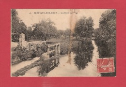 *  CPA..dépt 91..BRETIGNY Sur  ORGE  :  Les Bords De L' Orge   : Voir Les 2 Scans - Bretigny Sur Orge