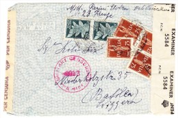 Italien 1945 Zensurbrief Von Florenz Nach Basel - Otros & Sin Clasificación