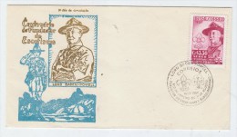 Brazil BOY SCOUTS FIRST DAY COVER FDC 1957 - Storia Postale