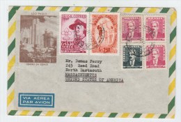 Brazil/USA BOY SCOUTS AIRMAIL COVER 1957 - Lettres & Documents