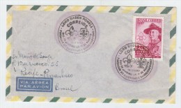 Brazil BOY SCOUTS AIRMAIL FIRST DAY COVER FDC 1957 - Brieven En Documenten