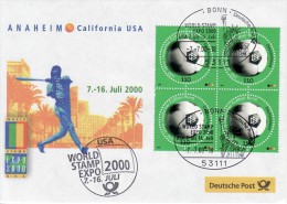 GERMANY 2000   DFB  COVER - Brieven En Documenten