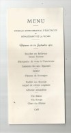 Menu  , 16.5 X 8  , 1960 , Syndicat Intercommunal D'électricité Du Département De La Vienne - Menus