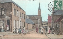CLARY  RUE DE L EGLISE 1909 - Andere Gemeenten