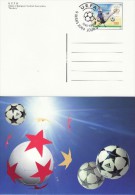 SWITZERLAND 2004 UEFA POSTCARD USED - Brieven En Documenten