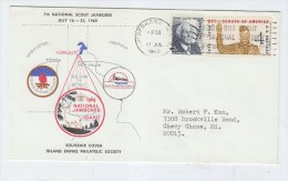 USA BOY SCOUTS 7TH NATIONAL JAMBOREE IDAHO FDC 1969 - Lettres & Documents