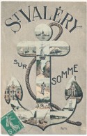 SAINT VALERY - Carte Souvenir - Ancre - Saint Valery Sur Somme